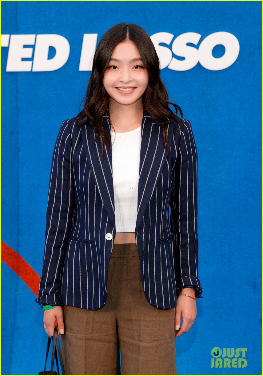 Charles Melton & Charlotte Lawrence Attend 'Ted Lasso' Season 2