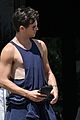 brandon flynn shows off his fit physique during day out in venice 10