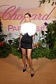 bella hadid stuns in feathered dress chopard dinner 08