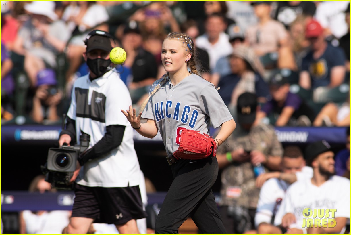 JoJo Siwa has a blast as she participates in MLB All Star Celebrity  Softball Game in Los Angeles