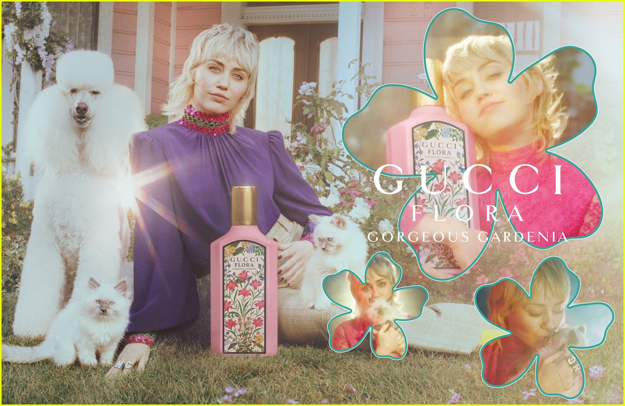miley cyrus fronts new gucci flora fantasy campaign 01