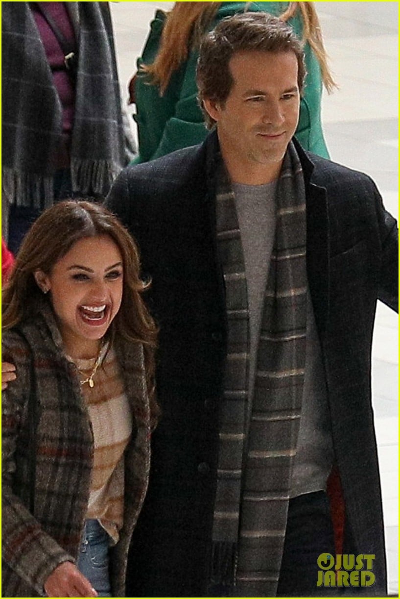 ryan reynolds ice skates spirited musical set 03