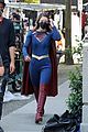 supergirl cast in full costume finale filming 11