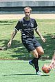justin bieber plays soccer with friends 06
