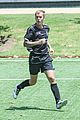 justin bieber plays soccer with friends 11