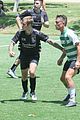 justin bieber plays soccer with friends 32