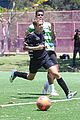 justin bieber plays soccer with friends 55