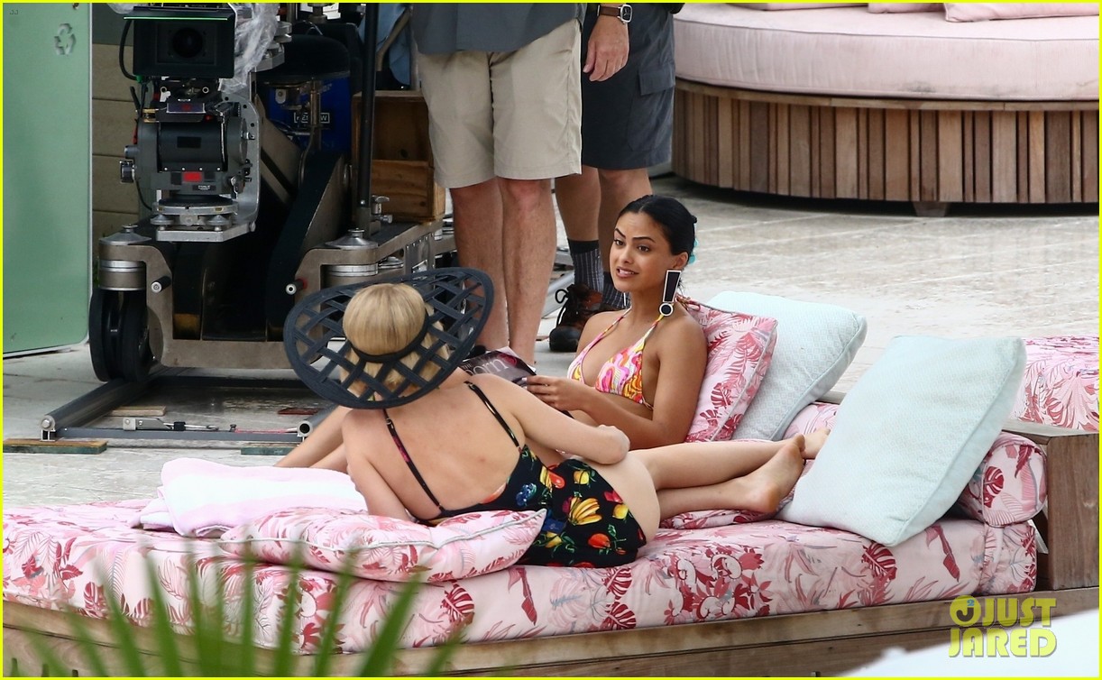 camila mendes maya hawke lounge swimsuits strangers movie 31