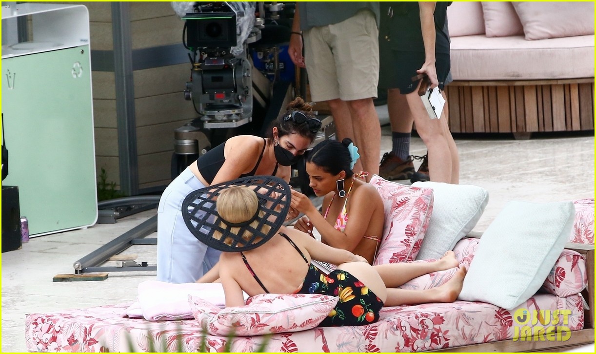 camila mendes maya hawke lounge swimsuits strangers movie 33