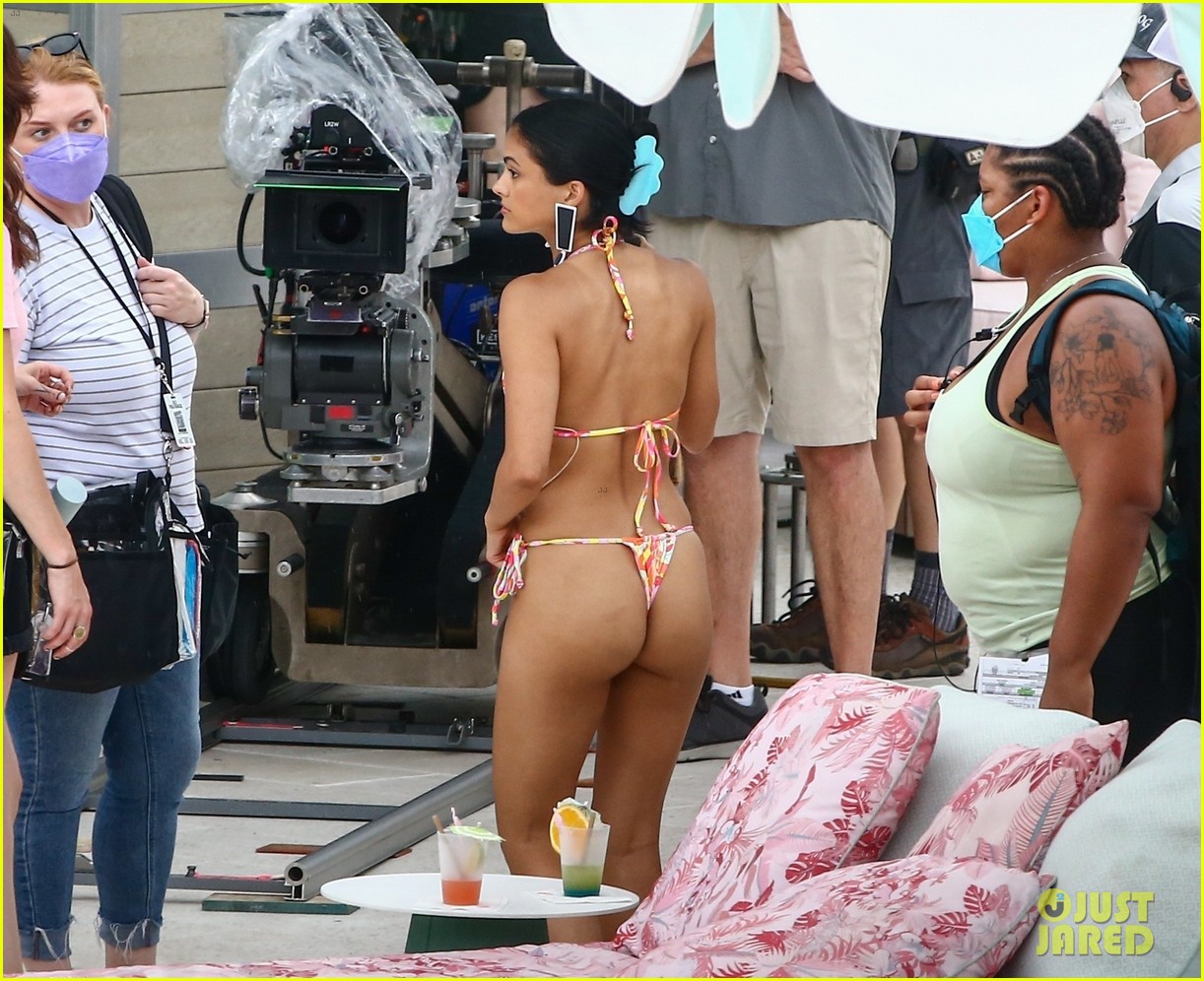 camila mendes maya hawke lounge swimsuits strangers movie 43