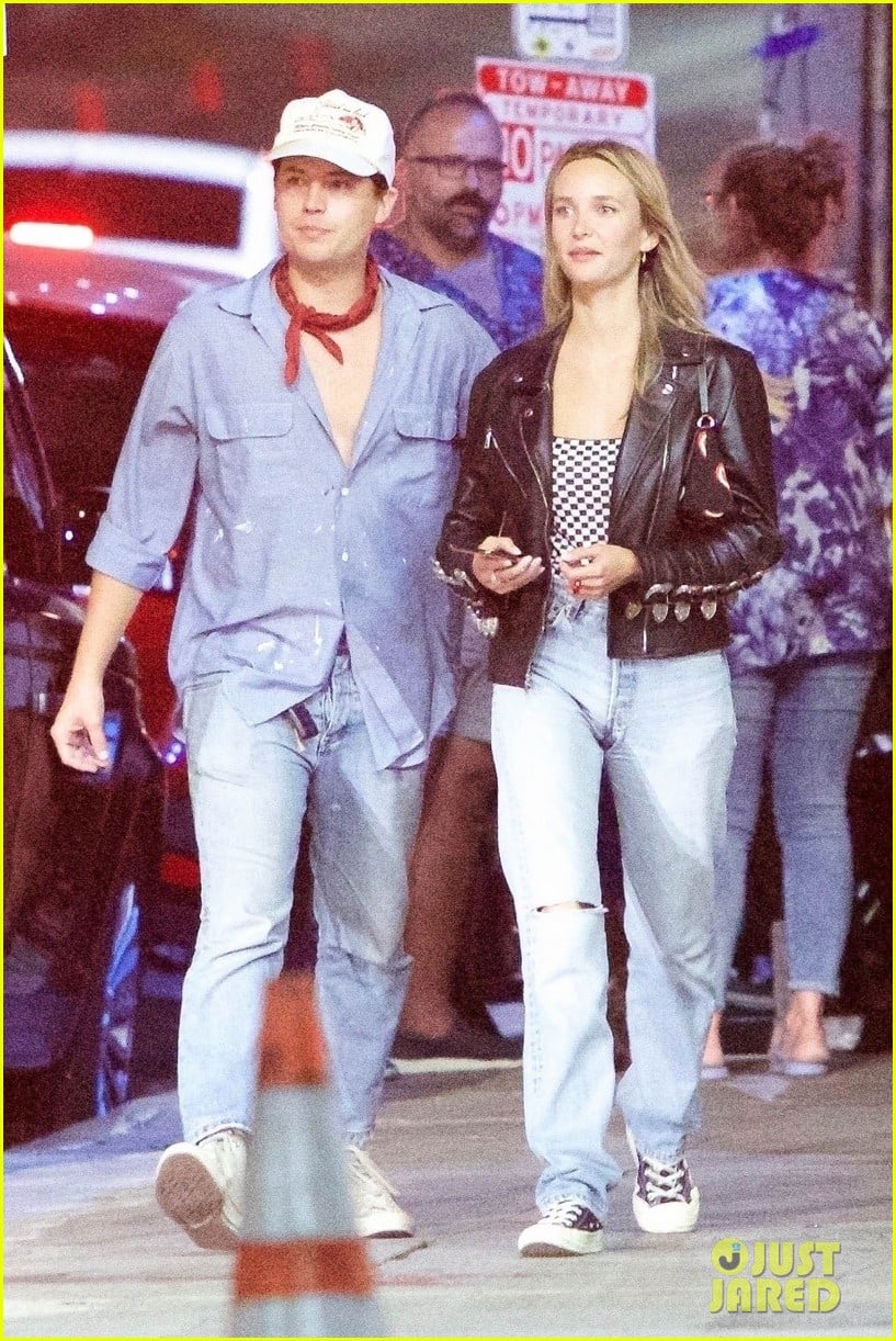 cole sprouse ari fournier stay close after date night 08