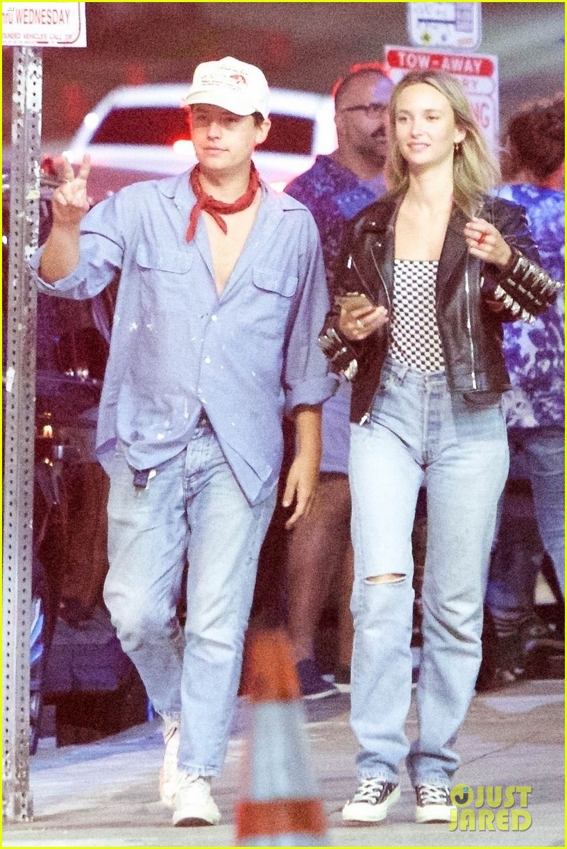 cole sprouse ari fournier stay close after date night 13