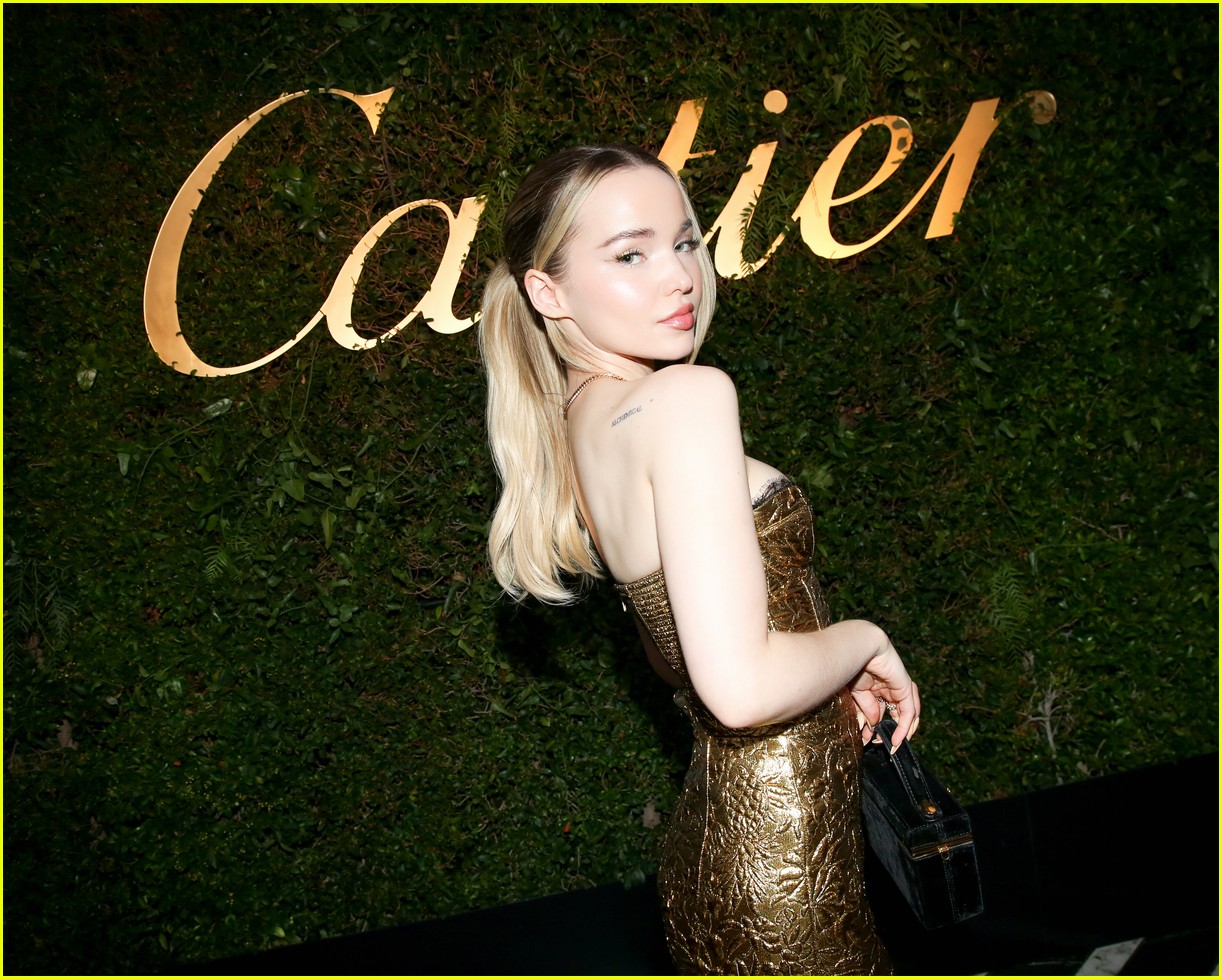 lily collins dove cameron cartier event 02