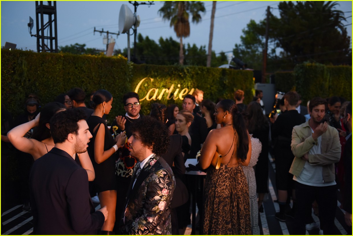 lily collins dove cameron cartier event 10