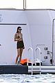 kendall jenner lounges on float in the water 03