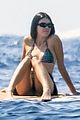 kendall jenner lounges on float in the water 10
