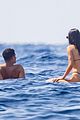 kendall jenner lounges on float in the water 50