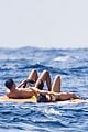 kendall jenner lounges on float in the water 55