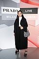 tiktok stars avani anthony reeves wisdom kaye attend pradas milan fashion week show 01