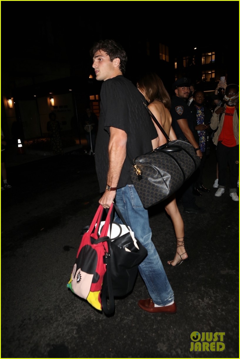 Full Sized Photo of kaia gerber jacob elordi head to met gala after