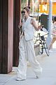 gigi hadid steps out in all white in nyc 01