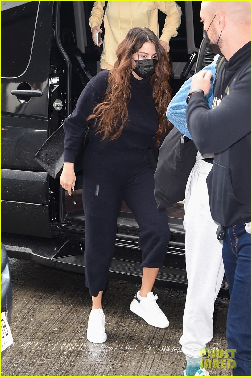 May 1: Selena arriving at JFK International Airport in New York