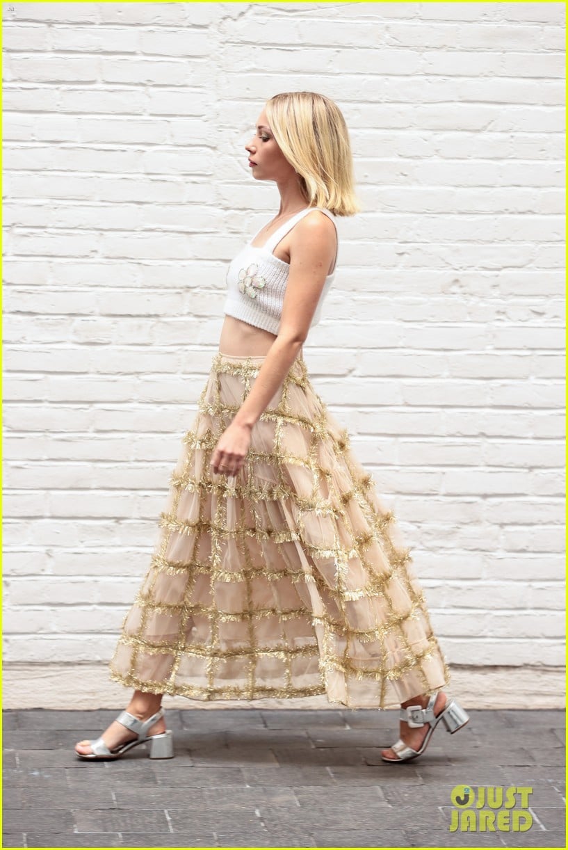 Dove Cameron Joins Halle Bailey For Rodarte's Presentation During NYFW