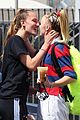 jojo siwa gets a kiss from girlfriend kylie prew after dance rehearsals 03