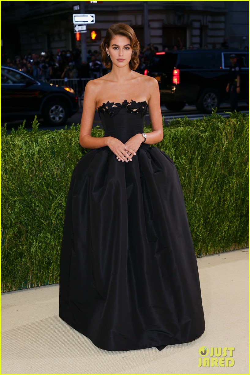 Full Sized Photo of kaia gerber looks radiant while attending met gala ...