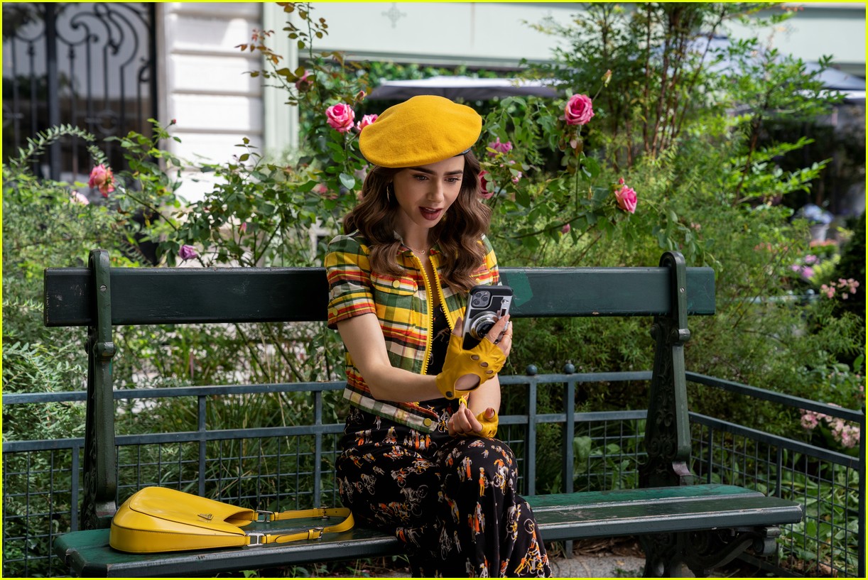 lucien laviscount joins emily in paris season two first look photos 06
