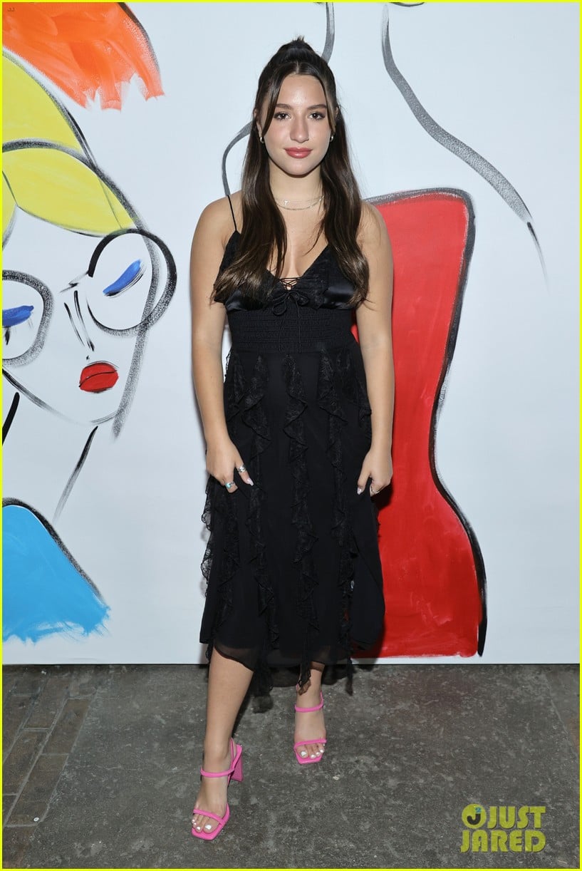 lucy hale azie tesfai meet up at alice olivia fashion show in new york 01