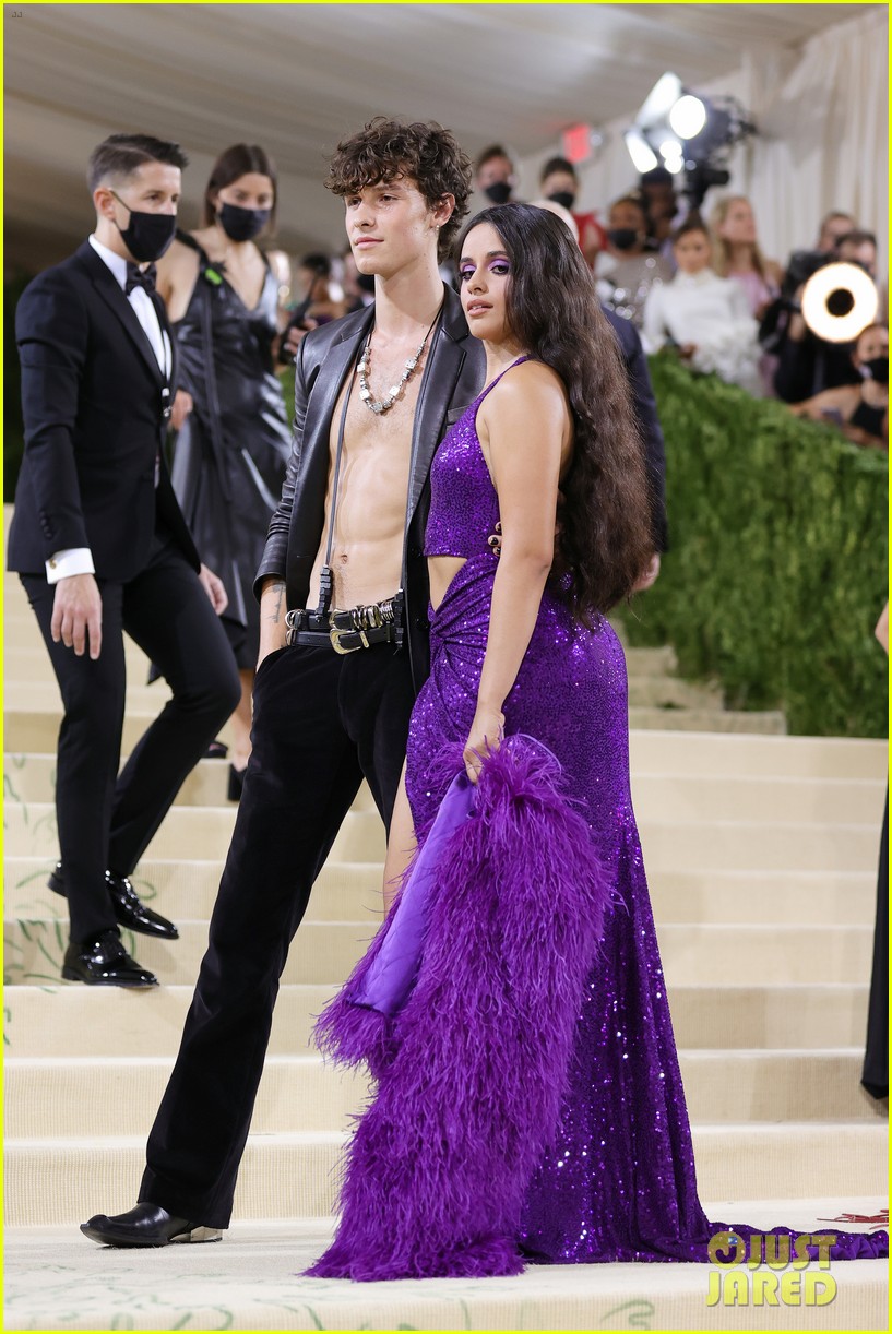 Shawn Mendes Goes Shirtless For Met Gala 2021 With Camila Cabello