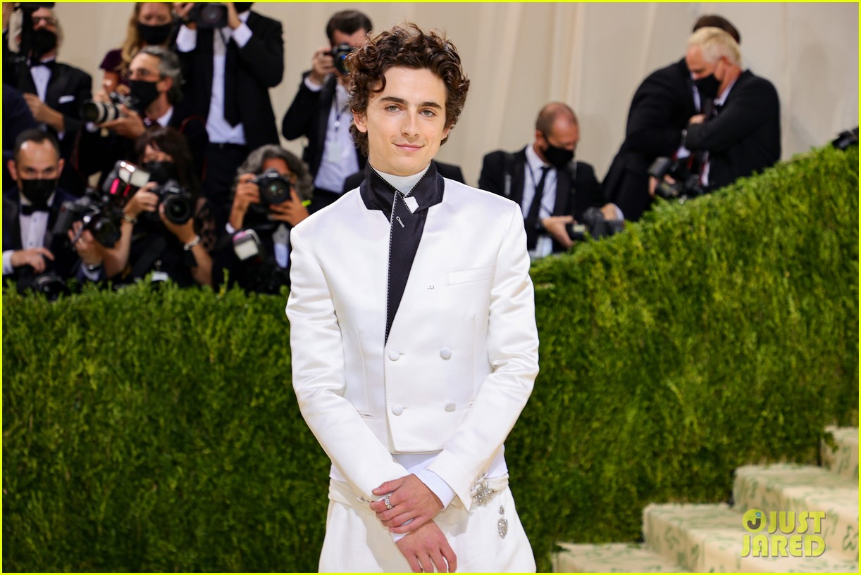 Full Sized Photo of timothee chalamet smile make you swoon at met gala