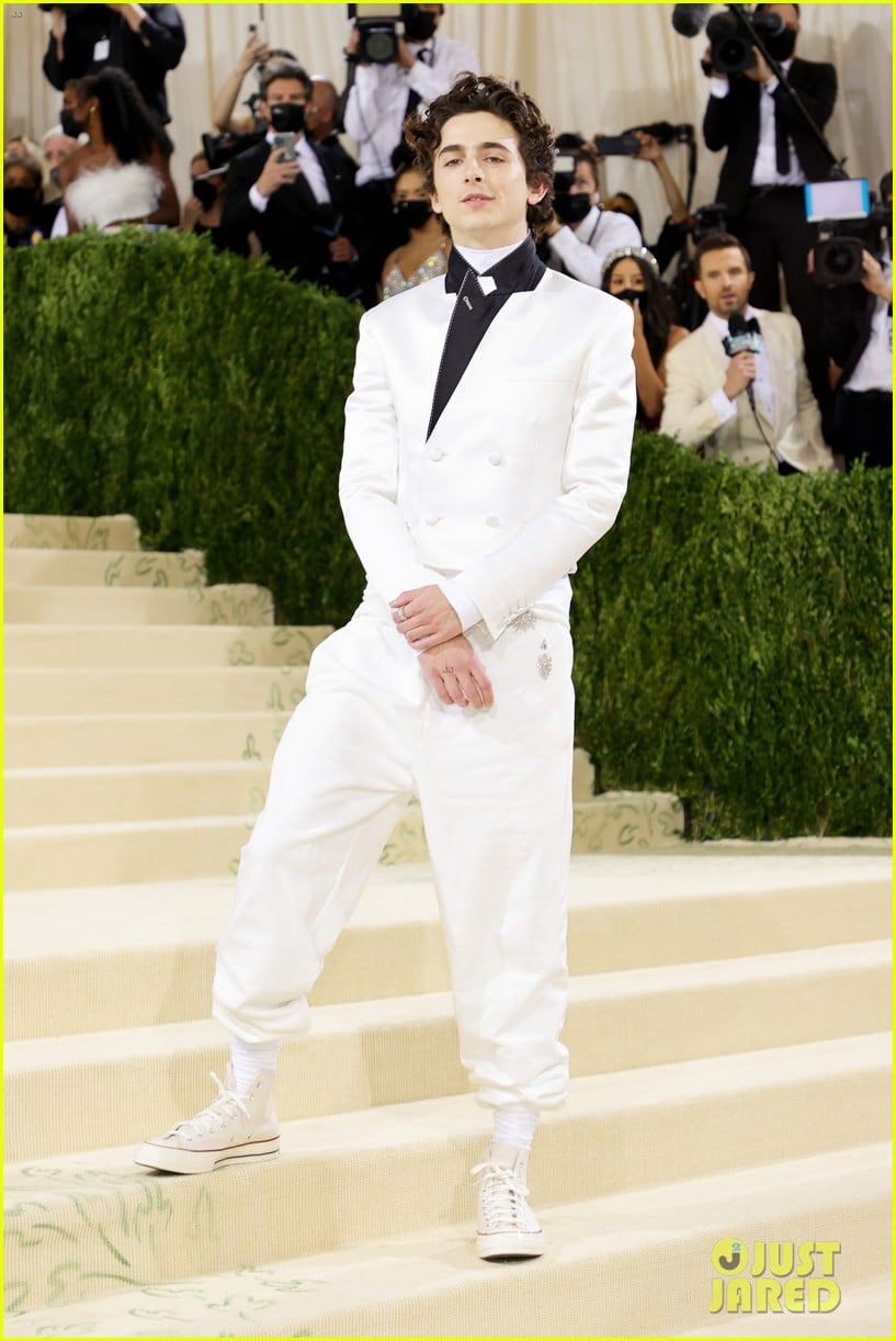 Timothee Chalamet's Smile Will Make You Swoon at Met Gala 2021 Photo