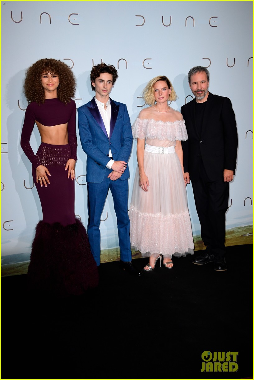 Zendaya Stunned at 'Dune's Paris Photocall with Timothee Chalamet