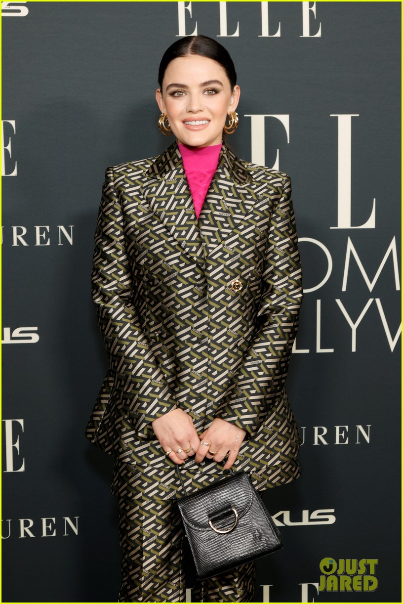 hailey bieber lucy hale elle women in hollywood 03