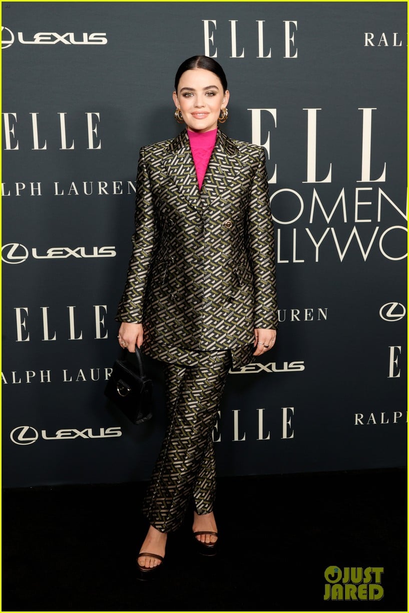 hailey bieber lucy hale elle women in hollywood 16