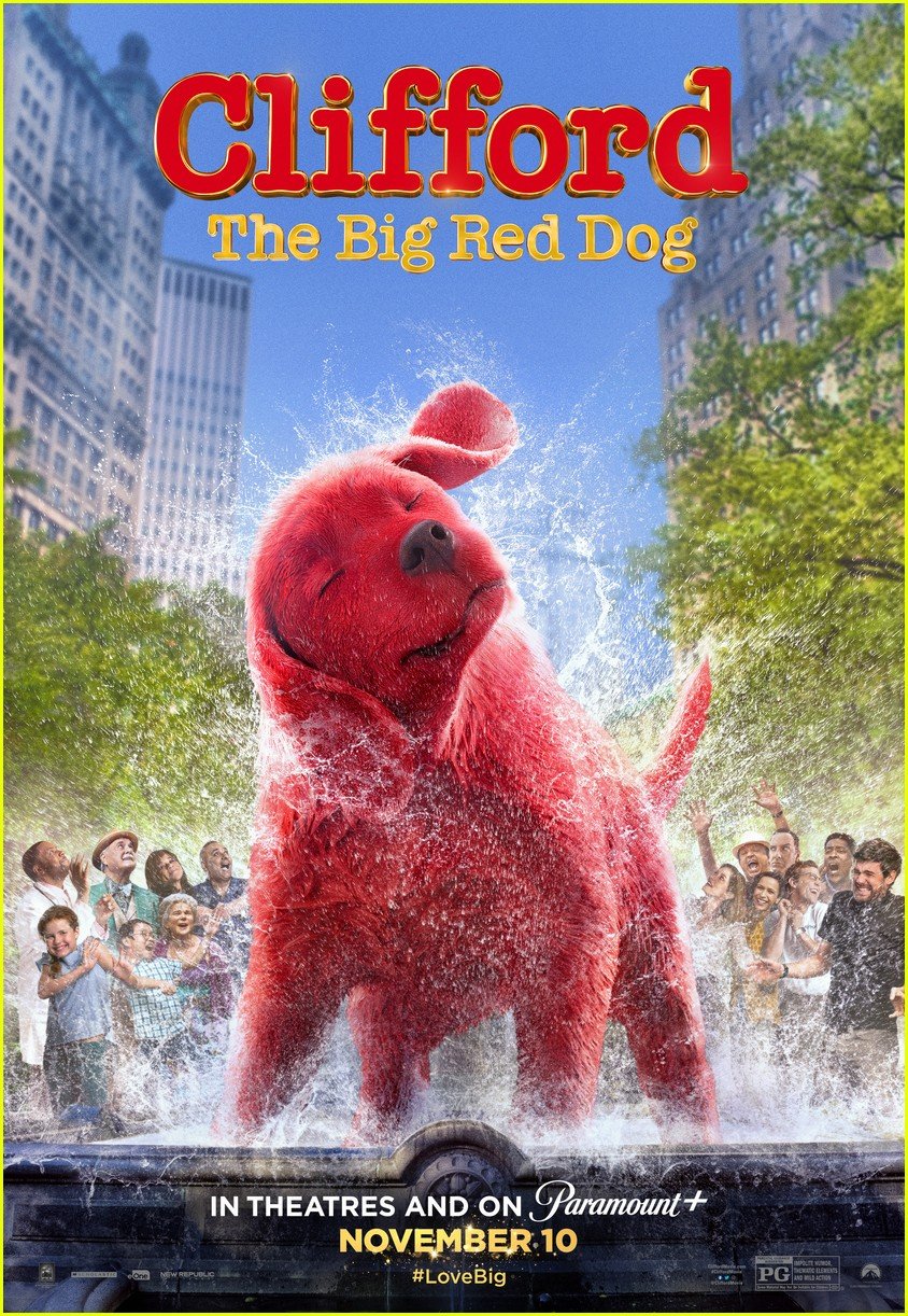 darby camp izaac wang star in new clifford the big red dog trailer 02