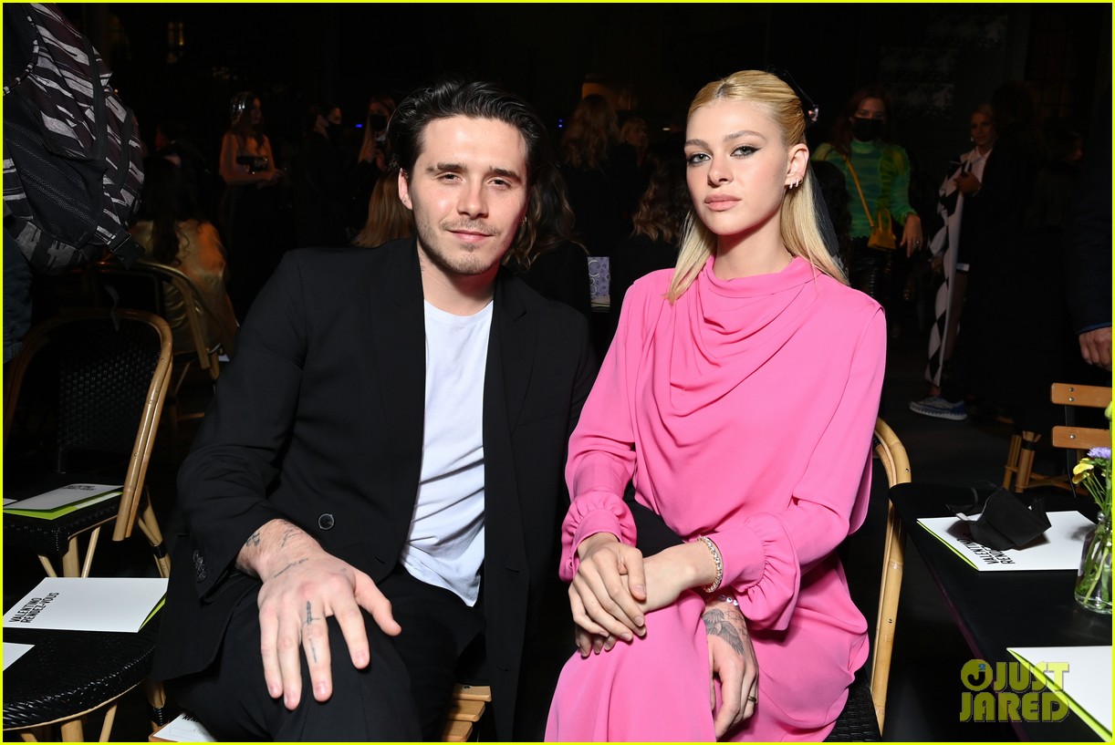 Full Sized Photo of dixie damelio noah beck attend valentino show at