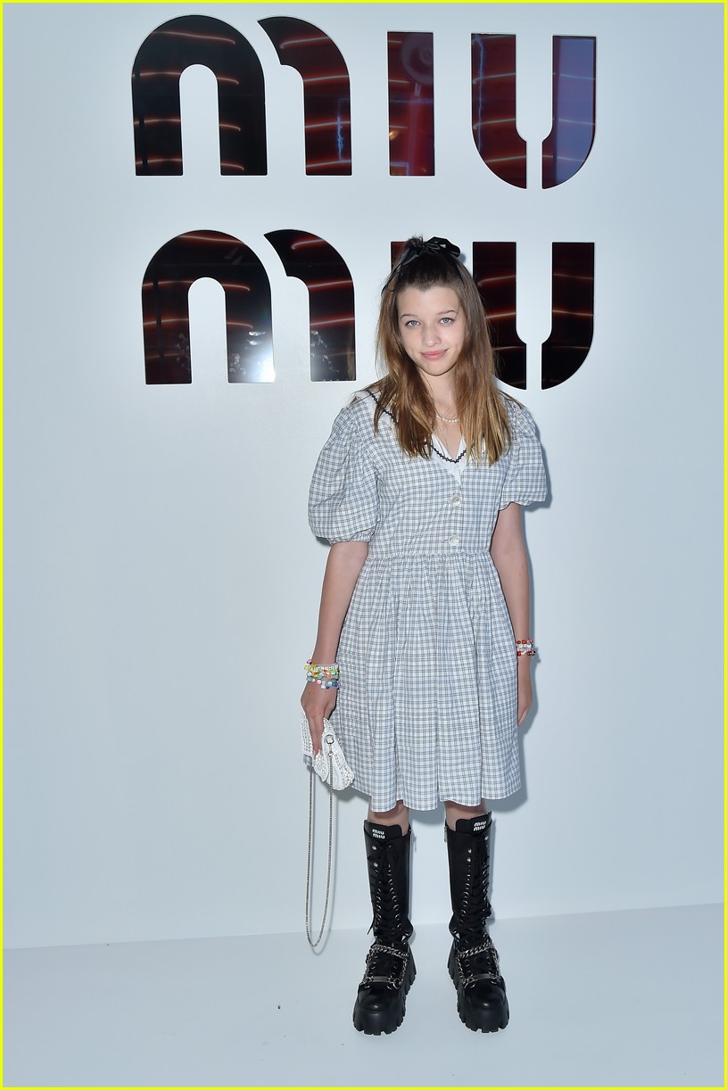 Maddie Ziegler, Halle Bailey & Rowan Blanchard Strike a Pose at Miu Miu