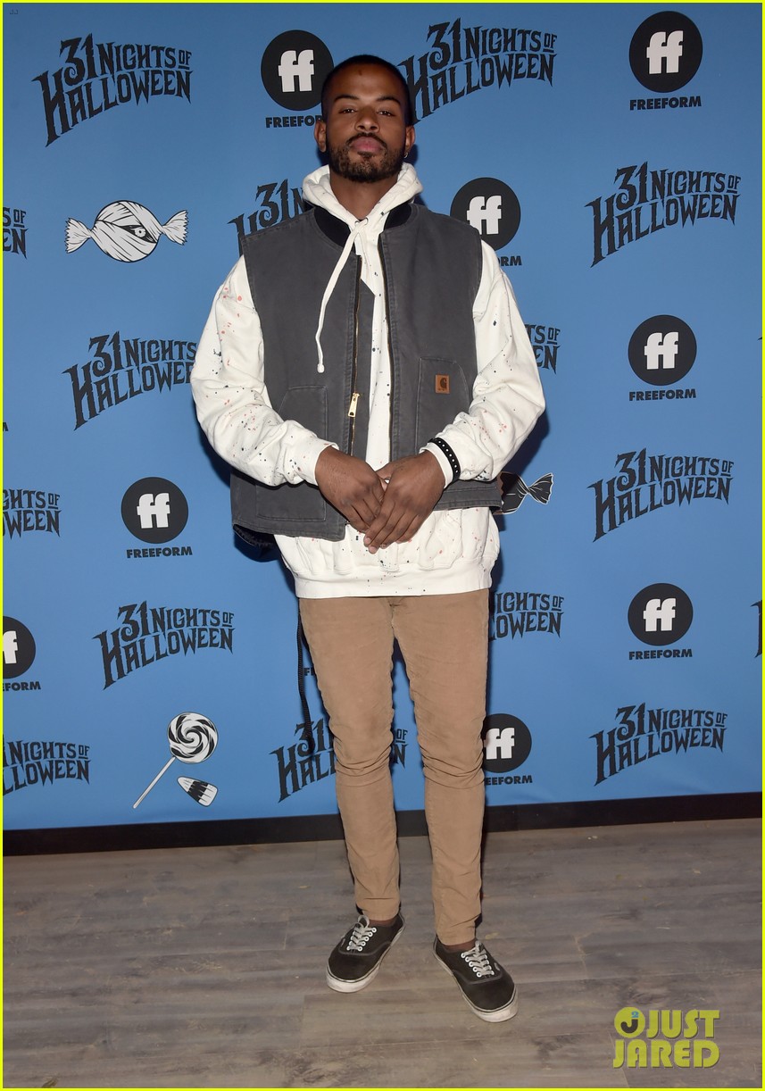 cierra ramirez isabella ferreira anthony keyvan more attend freeforms halloween road 27