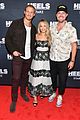 stephen amell alexander ludwig pose with younger selves at heels finale screening 14