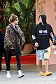 hailey justin bieber grab an early dinner in beverly hills 01