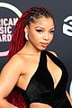 chloe bailey sizzles cut out dress at amas 06