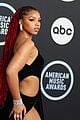 chloe bailey sizzles cut out dress at amas 15