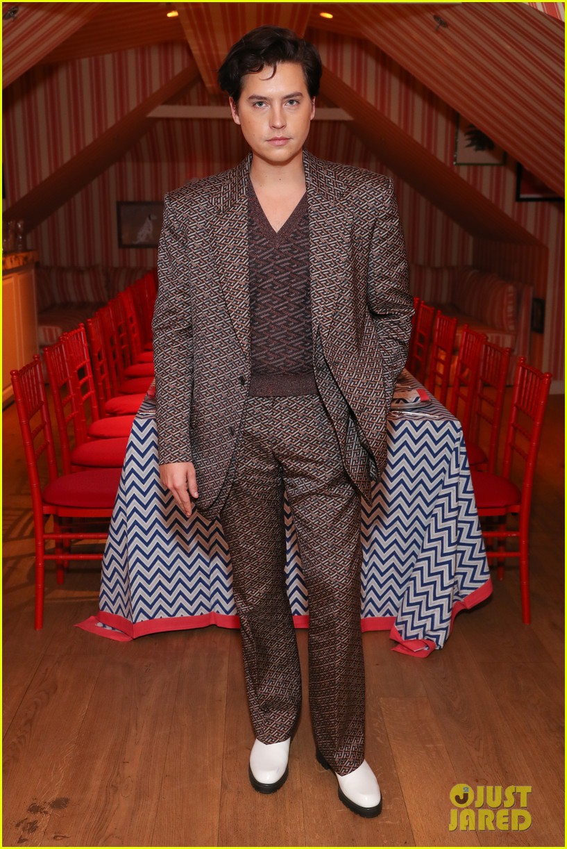 cole sprouse ari fournier make public debut at louboutin x instyle dinner 07