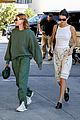 hailey bieber kendall jenner grab lunch beverly grill 17