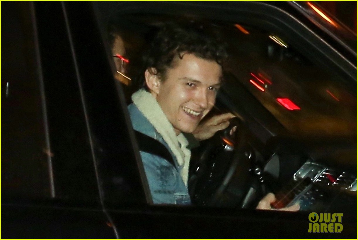 justin bieber tom holland leave catch la 05