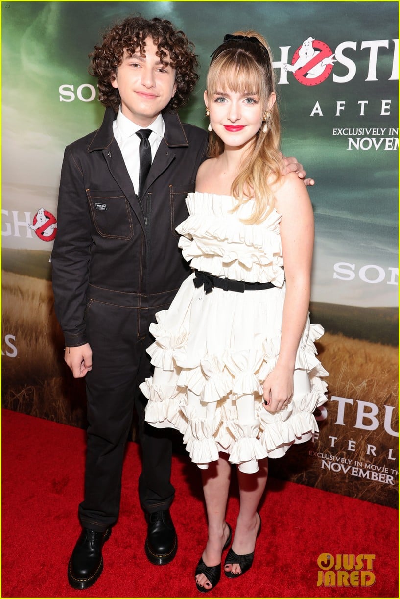 Mckenna Grace & Logan Kim Premiere 'Ghostbusters: Afterlife' In New