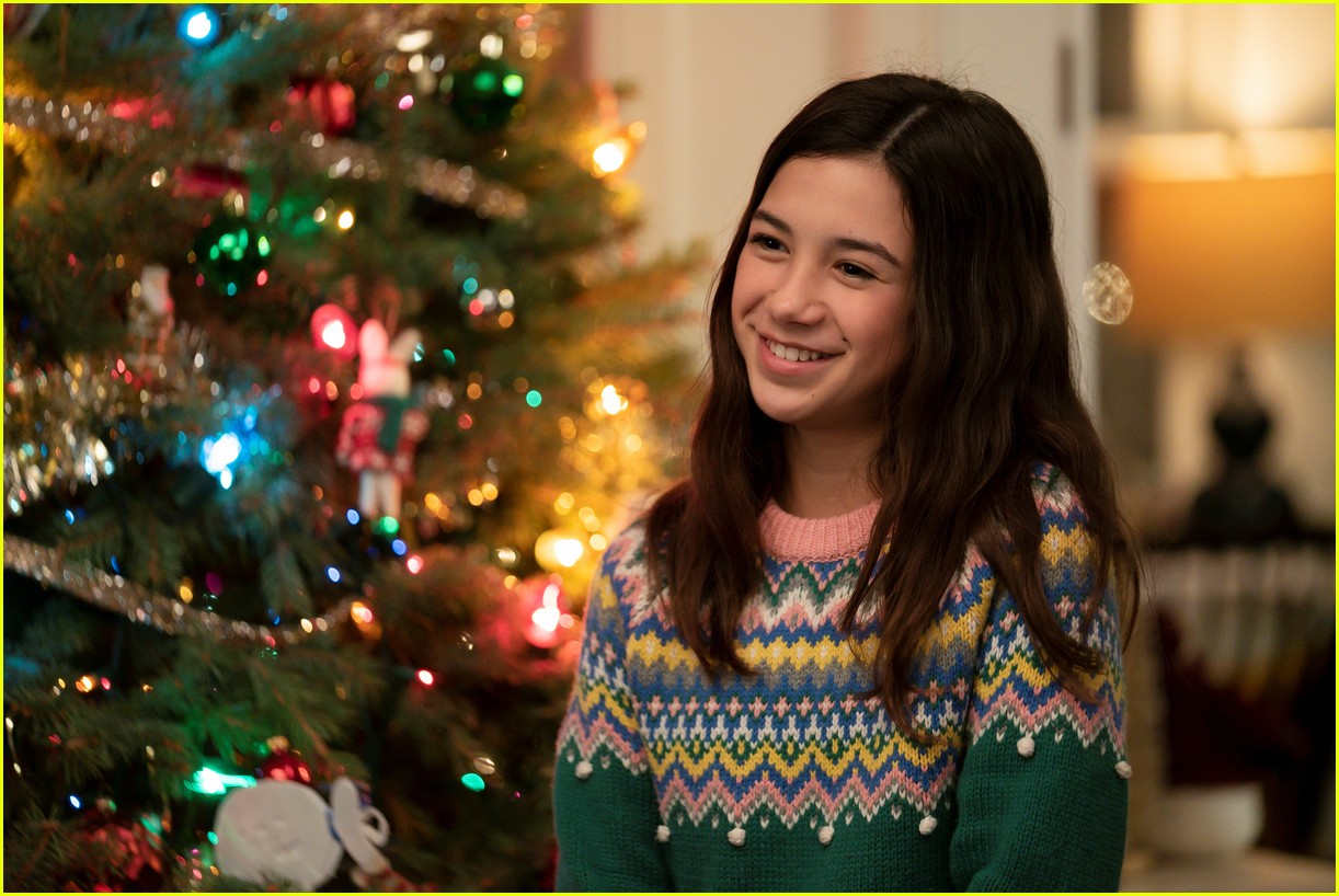 scarlett estevez relives christmas over and over in christmas again trailer 01